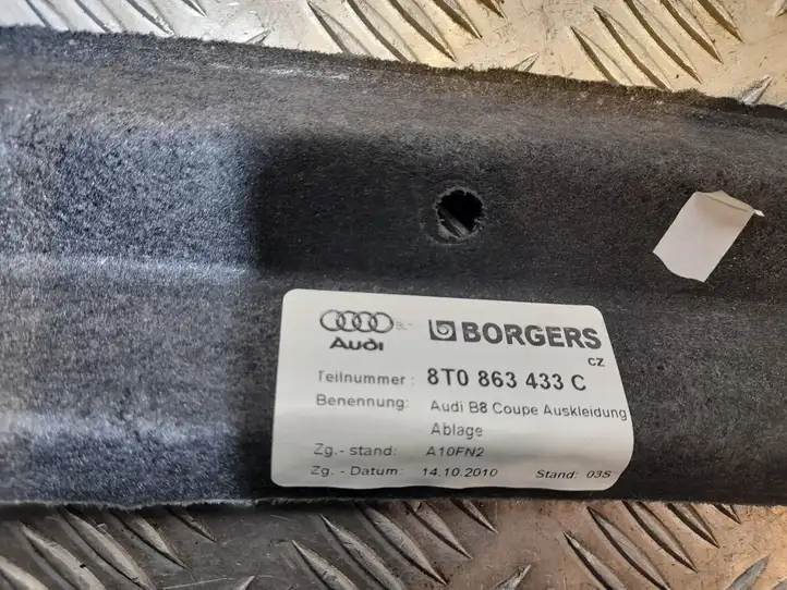 Audi A5 8T 8F (2011 - 2016) 8T0863433C Прочие детали салона — фото 3