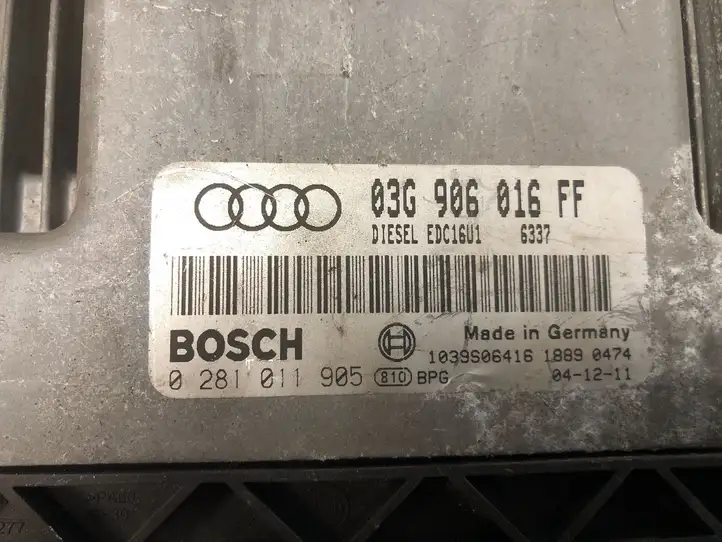 Audi A3/S3 8P (2004 - 2008) 03G906016FF Блок управления двигателем (ЭБУ) — фото 4