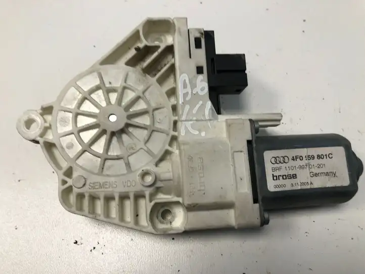 Audi A6 S6 C6 4F (2004 - 2008) 4F0959801C Стеклоподъемник задней двери — фото 1