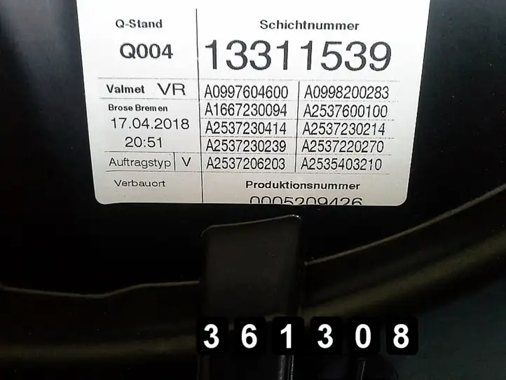 Mercedes-Benz GLC X253/C253 (2015 - ) a1667230094 Электростеклоподъемник передний (комплект) — фото 5