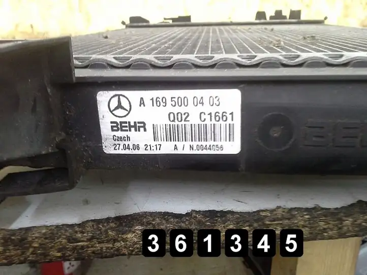 Mercedes-Benz A W169 (2004 - 2012) 1800cdi a1695000403 Радиатор охлаждающей жидкости двигателя — фото 3