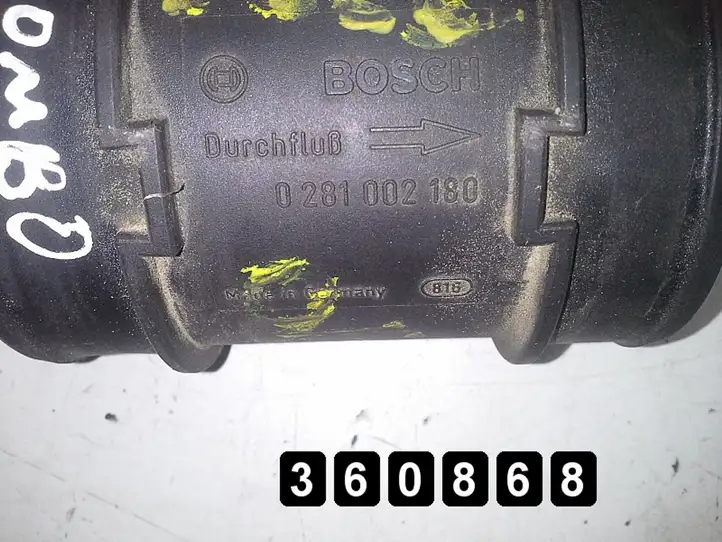 Opel Combo C (2001 - 2005) 1700cdti 0281002180 Датчик массового расхода воздуха — фото 4