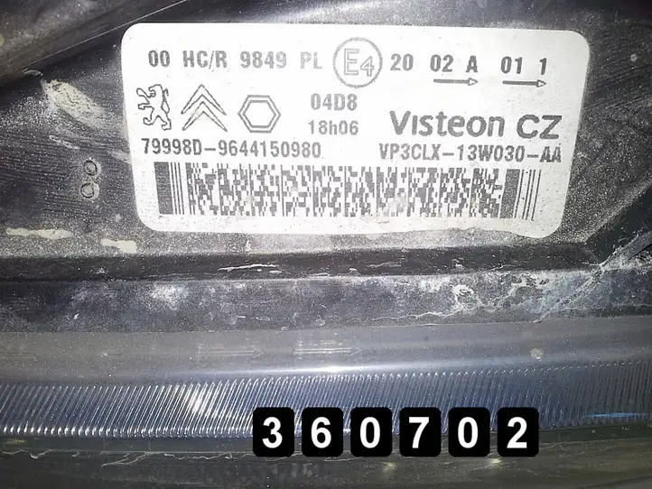 Peugeot Partner (2002 - 2008) # 9644150980 Передняя фара — фото 5