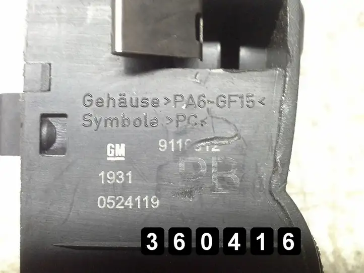 Opel Corsa C (2000 - 2003) 0524119PB Другие включатели / ручки/ переключатели — фото 1