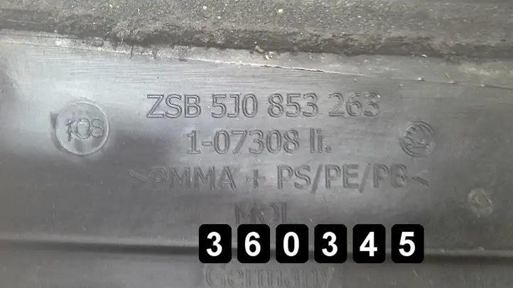 Skoda Roomster (5J) (2006 - 2010) 5j0853263 defect Прочие детали салона — фото 3