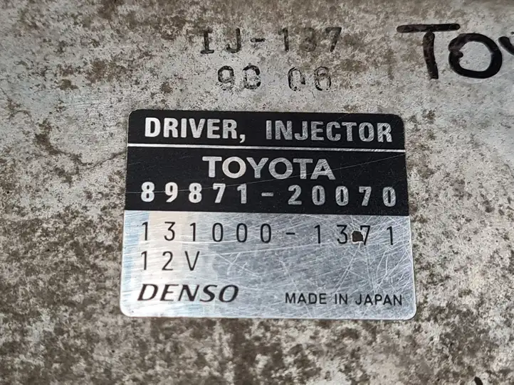 Toyota Corolla Verso E121 (2004 - 2007) 8987120070 Блок управления форсунками — фото 2