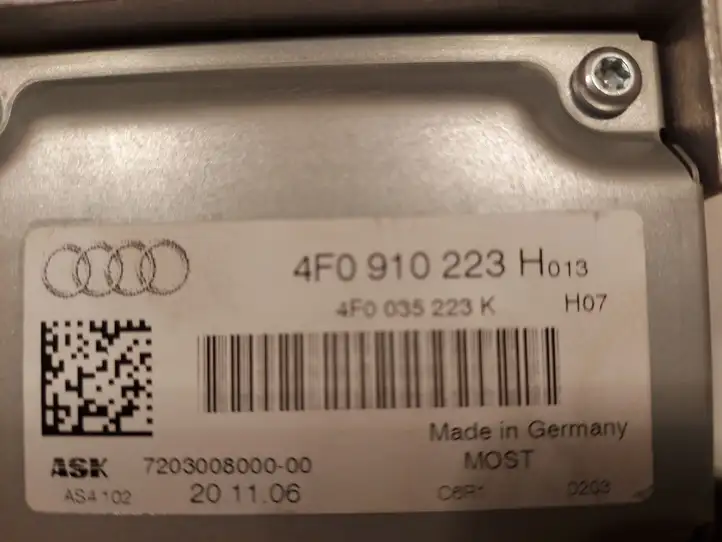 Audi A6 S6 C6 4F (2004 - 2008) 4F0910223 Усилитель звука — фото 4
