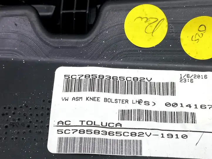 Volkswagen Jetta VI (2011 - 2018) 5C7858365C Нижняя отделка панели приборов — фото 2