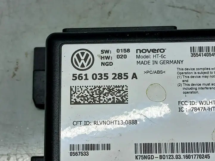 Volkswagen Jetta VI (2011 - 2018) 561035285A Блок навигации GPS — фото 3