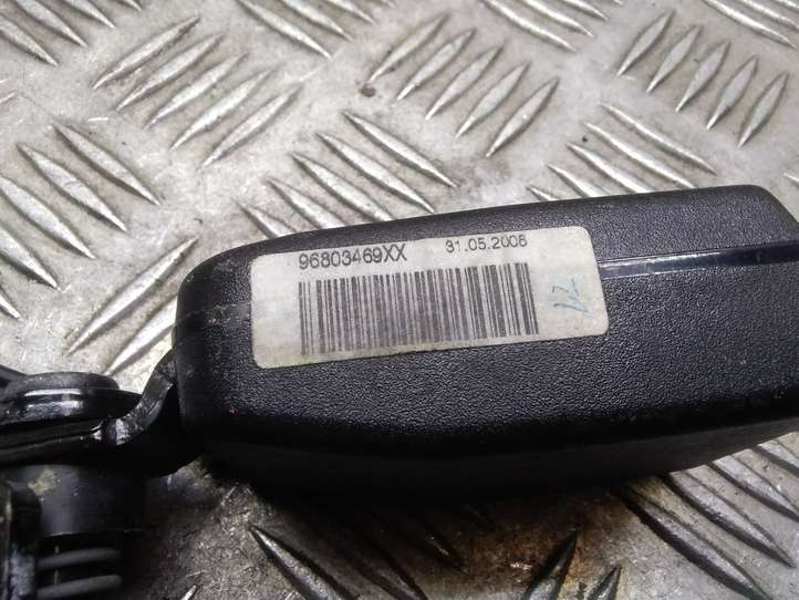 Peugeot 207 (2006 - 2009)  96803469XX Замок заднего ремня
