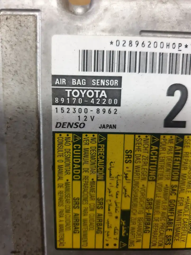 Toyota RAV 4 (XA30) (2006 - 2016) 8917042200 Блок управления SRS — фото 3