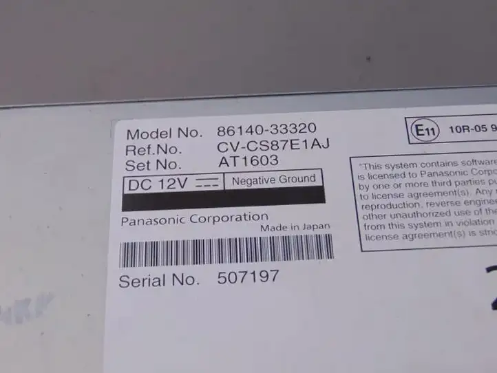 Toyota Camry VIII XV70 (2017 - 2020) 8614033320 Магнитола / мультимедийная система — фото 4