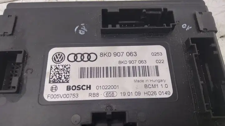 Audi A4 S4 B8 8K (2007 - 2011) 8K0907063 Модуль комфорта — фото 7