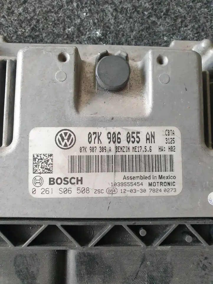 Volkswagen PASSAT B7 USA (2012 - 2016) 07K906055AN Блок управления двигателем (ЭБУ) — фото 2