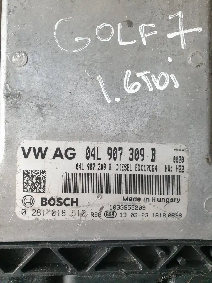 Volkswagen Golf VII (2013 - 2019) 04L907309B Блок управления двигателем (ЭБУ) — фото 2
