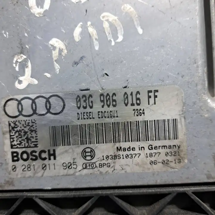 Audi A3/S3 8P (2003 - 2005) 03G906016FF Блок управления двигателем (ЭБУ) — фото 2