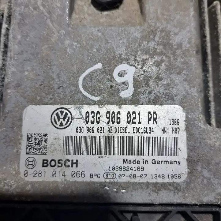 Volkswagen Jetta V (2005 - 2010) 03G906021PR Блок управления двигателем (ЭБУ) — фото 2