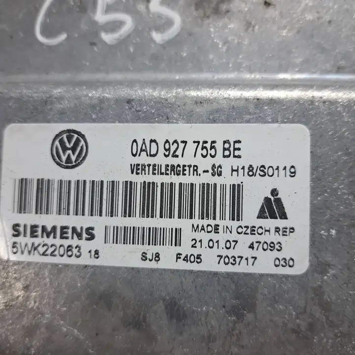 Volkswagen PASSAT B7 (2011 - 2014) 0AD927755BE Блок управления двигателем (ЭБУ) — фото 2