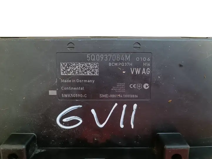 Volkswagen Golf VII (2013 - 2019) 5Q0937084M Модуль комфорта — фото 2