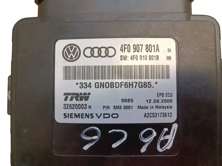 Audi A6 S6 C6 4F (2004 - 2008) 4F0907801A Блок управления тормозной системой — фото 2