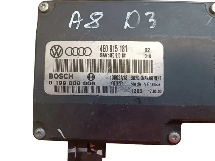 Audi A6 S6 C6 4F (2004 - 2008) 4F0915181 Блок управления аккумулятором — фото 2