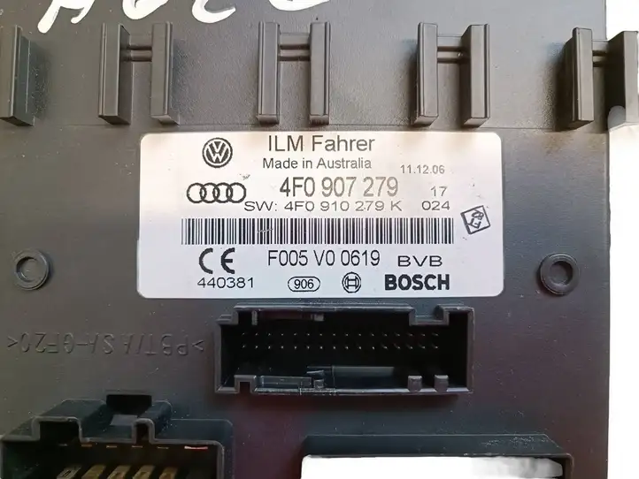 Audi A6 S6 C6 4F (2004 - 2008) 4F0907279 Модуль комфорта — фото 2