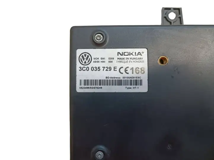 Volkswagen PASSAT B6 (2005 - 2010) 3C0035729E Блок GSM — фото 2