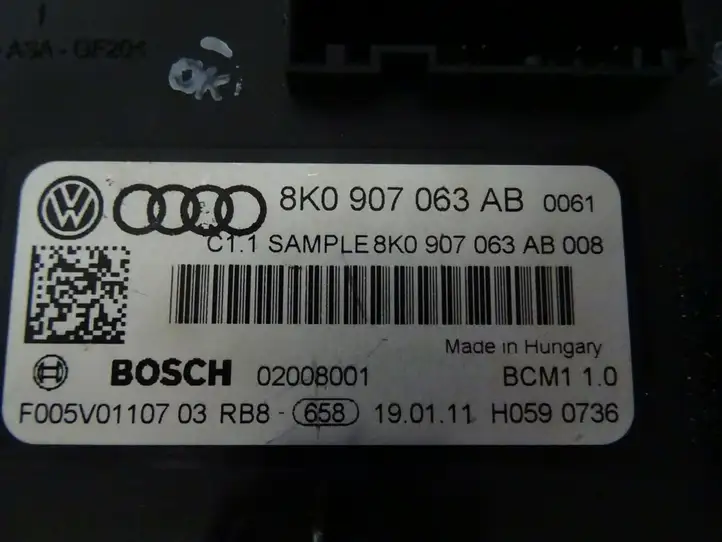 Audi Q5 SQ5 (2008 - 2012) 8K0907063AB Модуль комфорта — фото 4