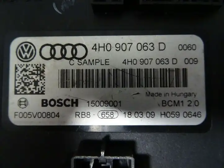 Audi A8 S8 D4 4H (2013 - 2017) 4H0907063D Модуль комфорта — фото 3