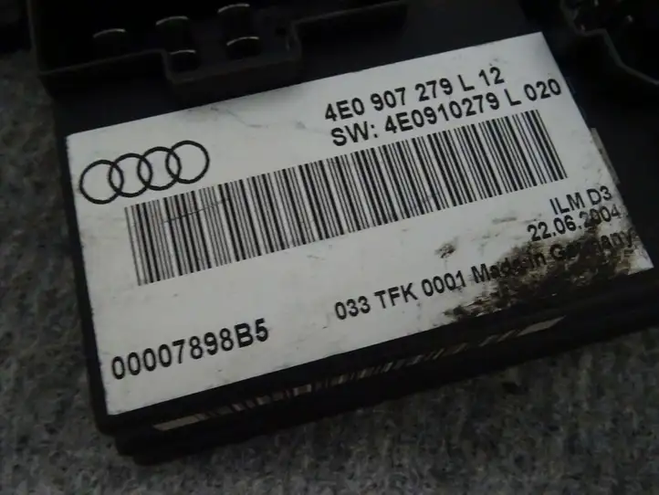 Audi A8 S8 D3 4E (2005 - 2007) 4E0907279L Модуль комфорта — фото 2