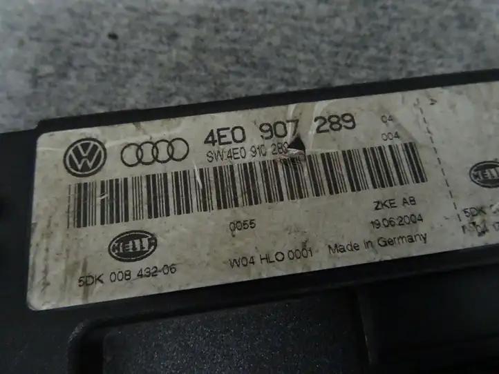 Audi A8 S8 D3 4E (2005 - 2007) 4E0907289 Модуль комфорта — фото 2