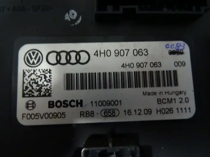Audi A7 S7 4G (2010 - 2014) 4H0907063 Модуль комфорта — фото 4
