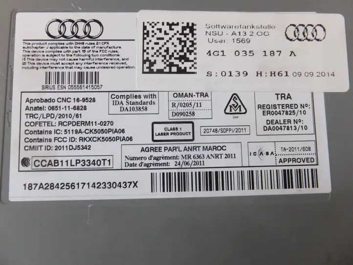 Audi A6 C7 (2011 - 2014) 4G1035187A Блок MMI — фото 3