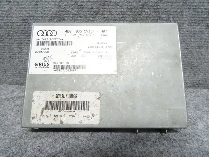 Audi A4 S4 B8 8K (2011 - 2015) 4E0035593F Контроллер мультимедийной системы — фото 1