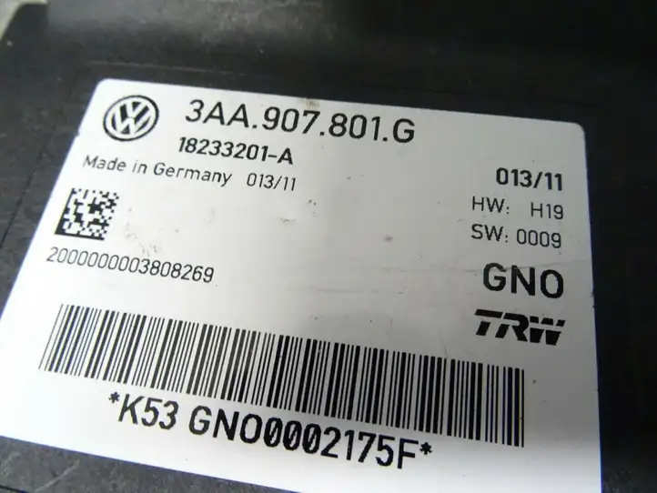 Volkswagen Tiguan (2011 - 2016) 3AA907801G Блок управления стояночным тормозом — фото 3