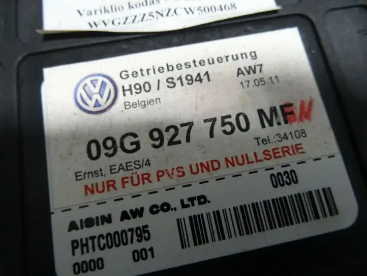 Volkswagen Tiguan (2011 - 2016) 09G927750MN Прочие блоки управления — фото 5