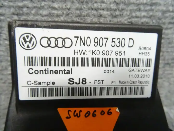 Volkswagen Sharan (2010 - 2015) 7N0907530D Модуль Gateway — фото 2