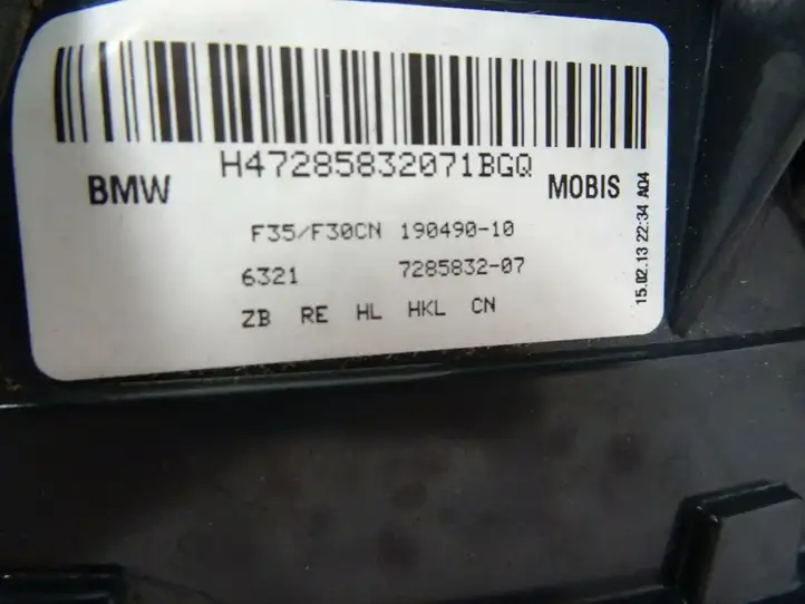 BMW 3 F30 F35 F31 (2012 - 2018) 7285832 Задний фонарь в кузове — фото 3