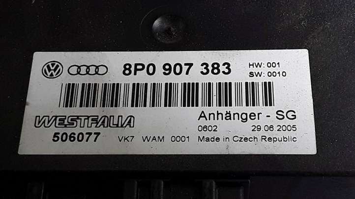 Volkswagen PASSAT B6 (2005 - 2010)  8P0907383 Блок управления крюка для прицепа