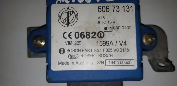 Alfa Romeo 166 (1998 - 2003) 60673131 Блок иммобилайзера — фото 2