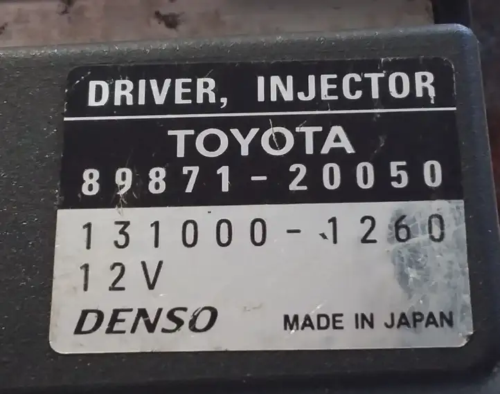 Toyota Corolla Verso AR10 (2004 - 2009) 8987120050 Блок управления форсунками — фото 3