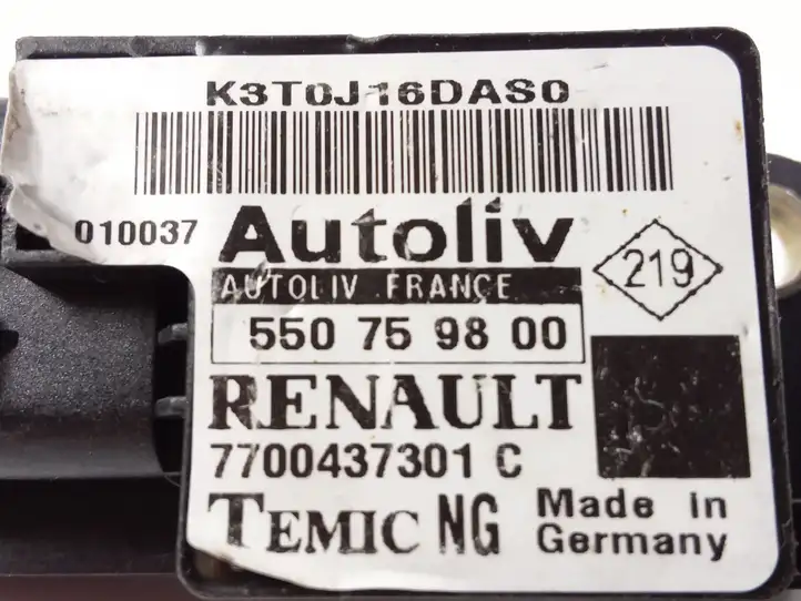 Renault Scenic I (1996 - 2003) 550759800 Датчик удара SRS — фото 4