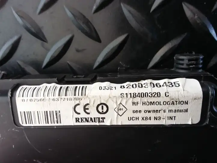 Renault Scenic II - Grand scenic II (2003 - 2006) 8200306435 Модуль комфорта — фото 3