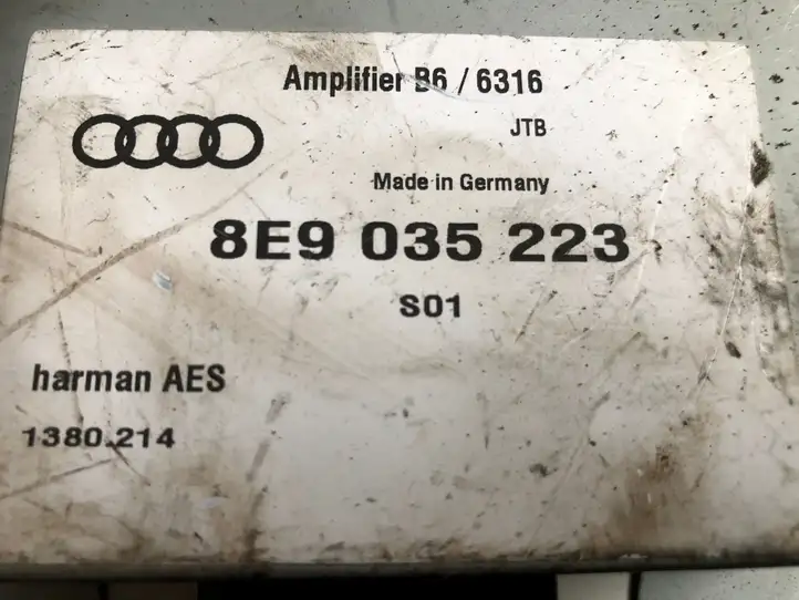 Audi A4 S4 B7 8E 8H (2004 - 2009) 8E9035223 Усилитель звука — фото 3