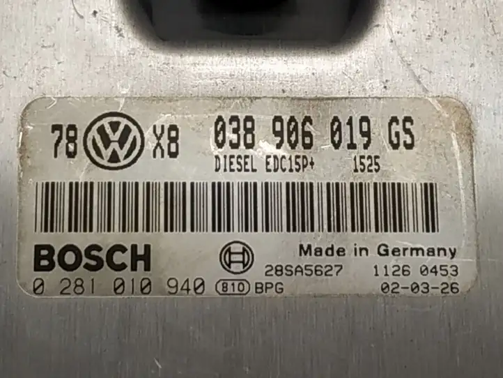 Volkswagen PASSAT B5.5 (2001 - 2005) 038906019GS Блок управления двигателем (ЭБУ) — фото 2