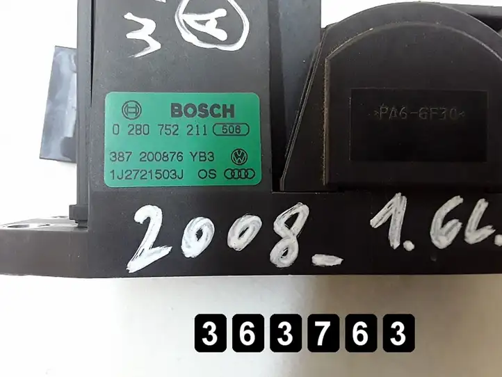 Volkswagen New Beetle (2005 - 2010) 1600petrol 0280752211 uk Педаль акселератора — фото 5