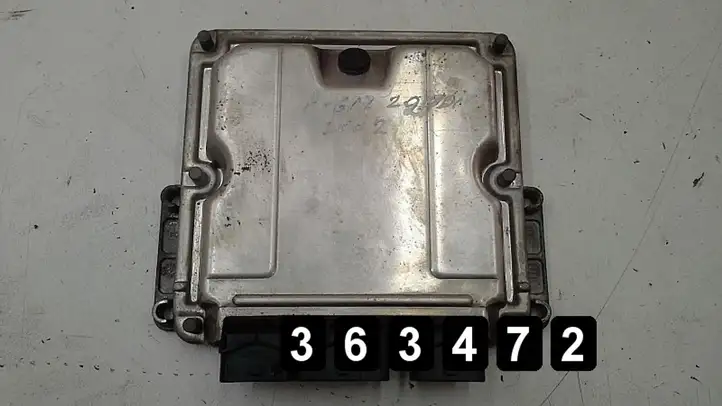Peugeot 607 (2000 - 2004) 2200hdi 9648268180 0281010880 Блок управления двигателем (ЭБУ) — фото 1
