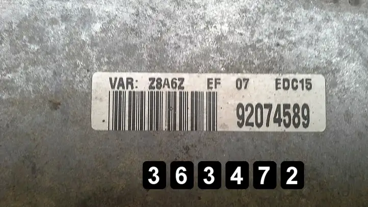 Peugeot 607 (2000 - 2004) 2200hdi 9648268180 0281010880 Блок управления двигателем (ЭБУ) — фото 4