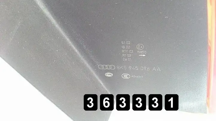 Audi A4 S4 B8 8K (2011 - 2015) 8k5945096aa Задний фонарь в кузове — фото 6