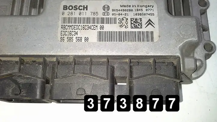 Citroen C3 (2002 - 2009) 1400hdi96585568800281011785 Блок управления двигателем (ЭБУ) — фото 4